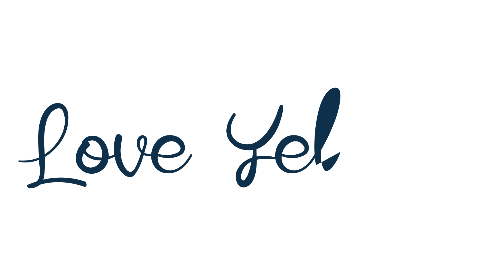 Love Yellow, script handwritten fancy decorative calligraphy font preview