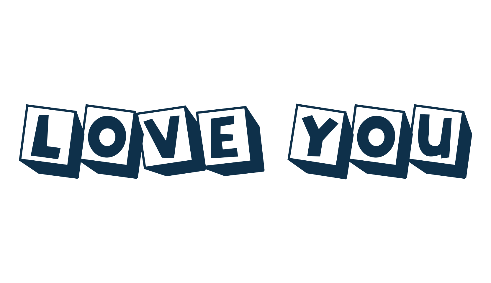Love You (love-you), decorative font preview