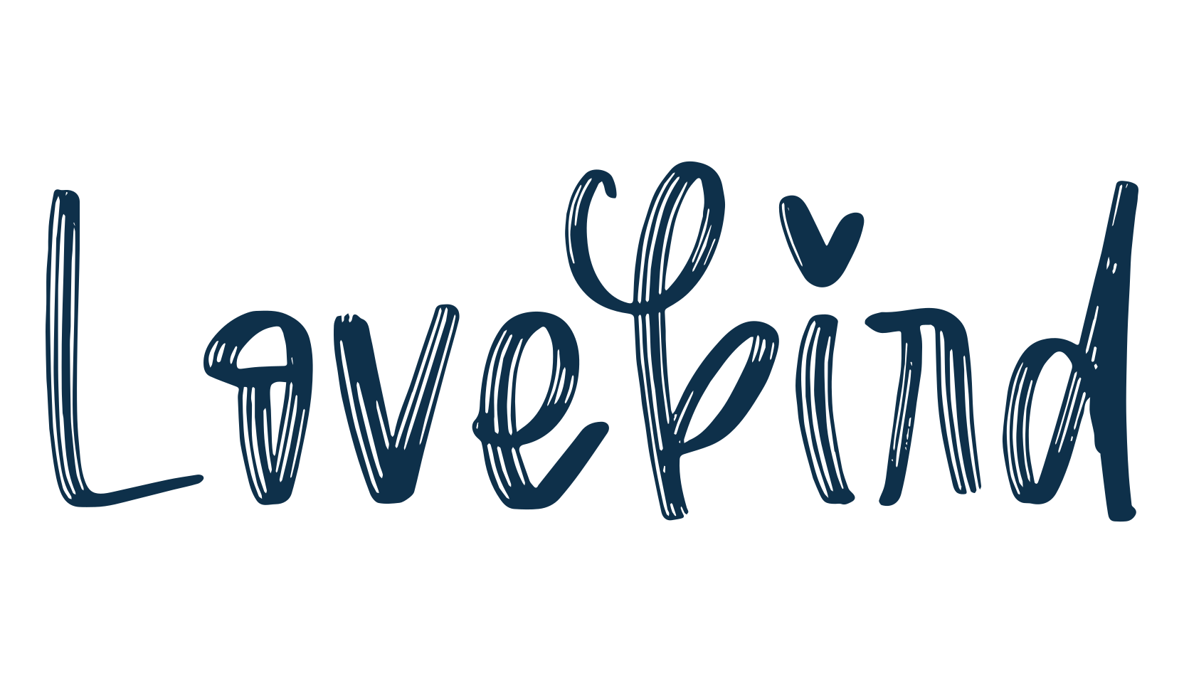 Lovebird, script brush fancy decorative calligraphy font preview