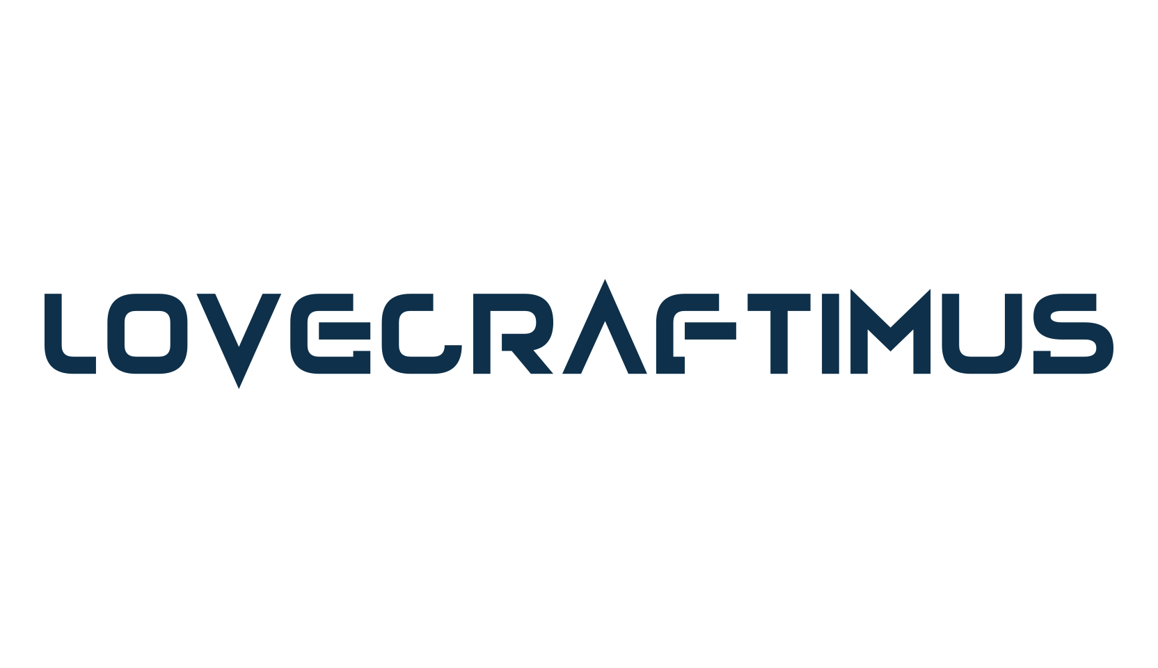 Lovecraftimus, techno sci-fi font preview