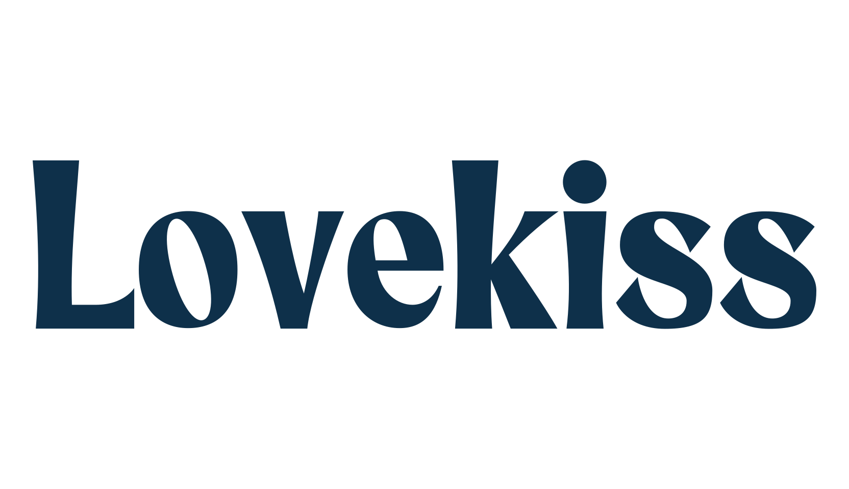 Lovekiss, basic serif font preview