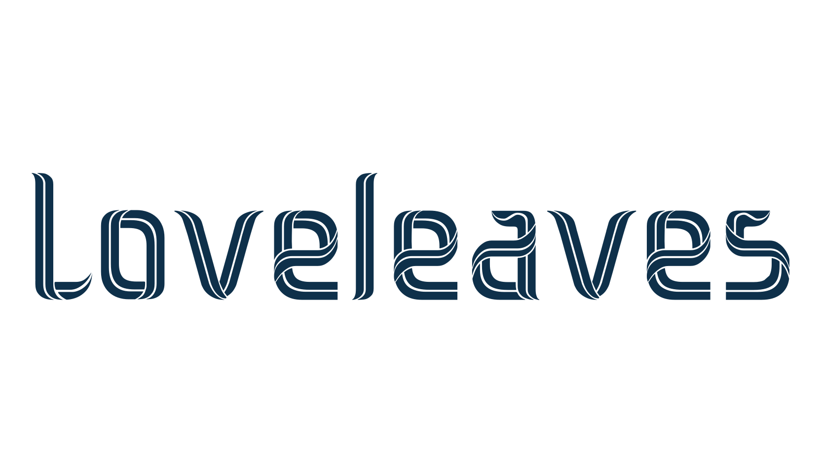 Loveleaves, fancy various decorative font preview