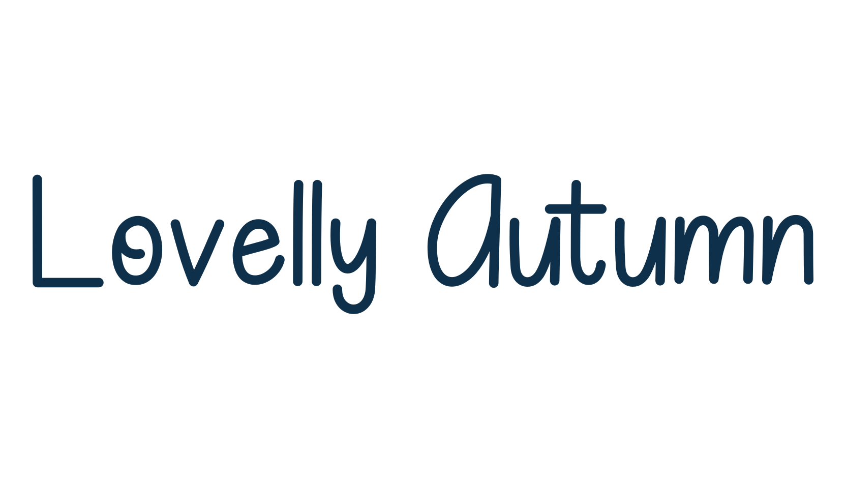 Lovelly Autumn, fancy various decorative script calligraphy font preview