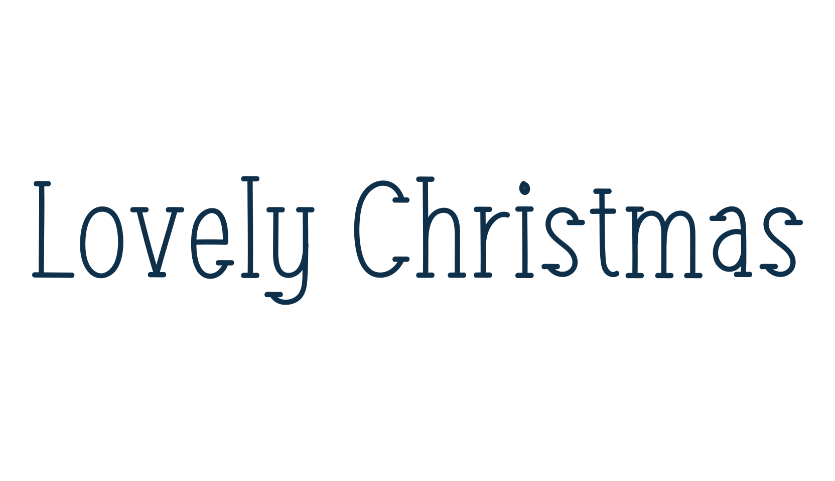 Lovely Christmas (lovely-christmas), various font preview