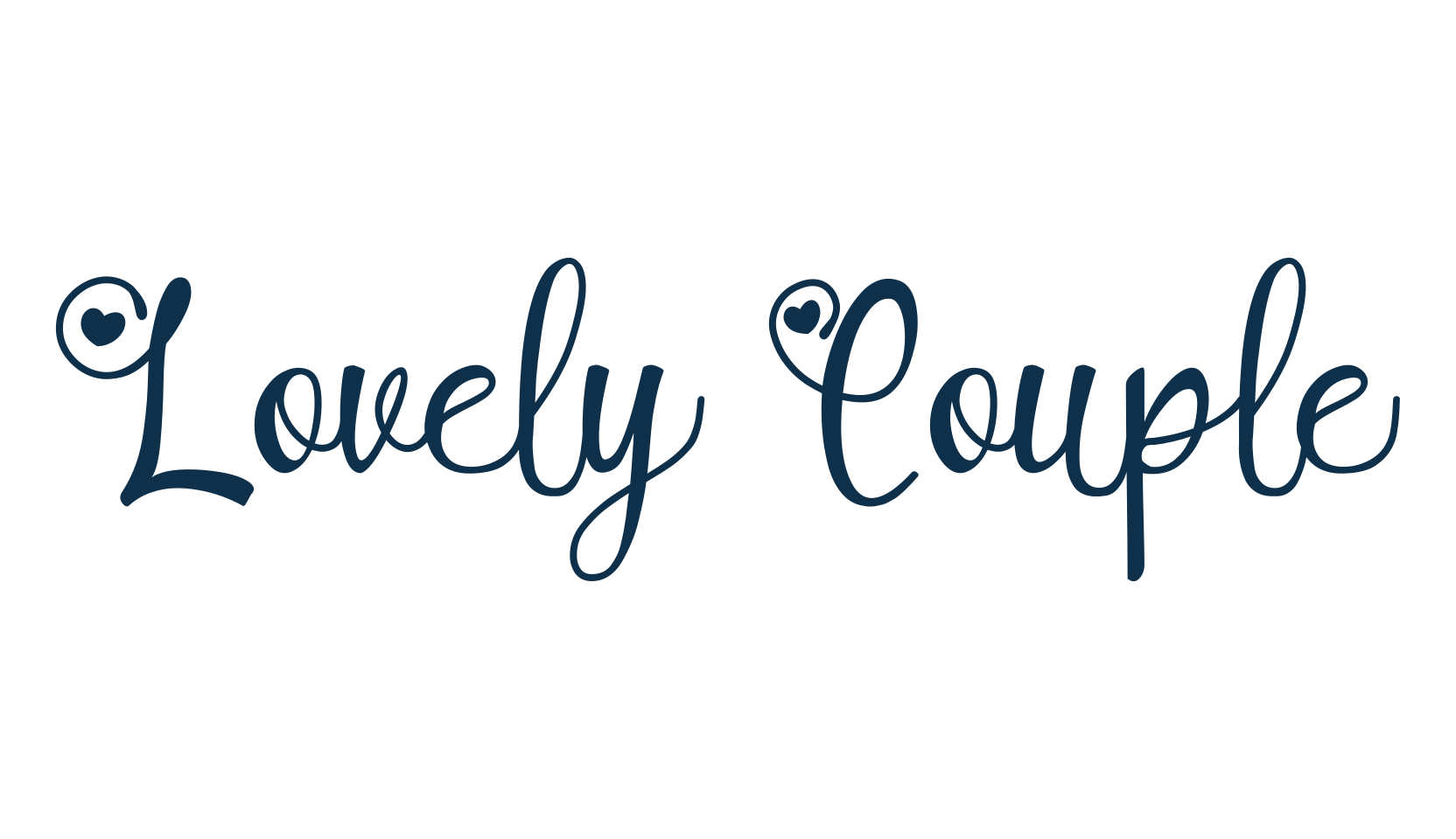 Lovely Couple, display market font preview