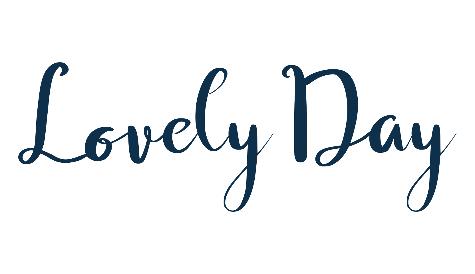 Lovely Day (lovely-day-2), fancy decorative font preview