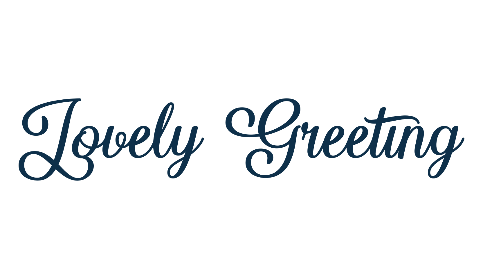 Lovely Greeting, script calligraphy fancy decorative font preview