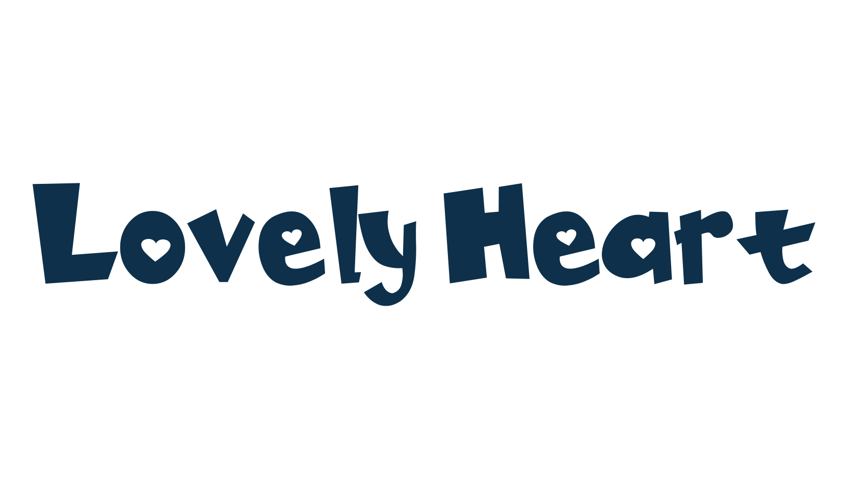 Lovely Heart (lovely-heart), fancy decorative font preview