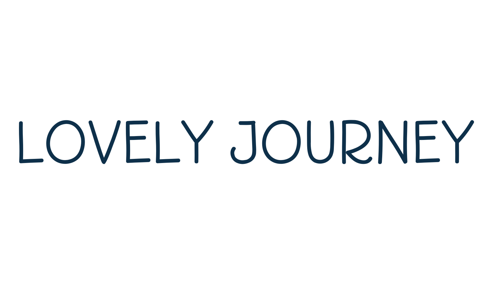 Lovely Journey, handwriting font preview