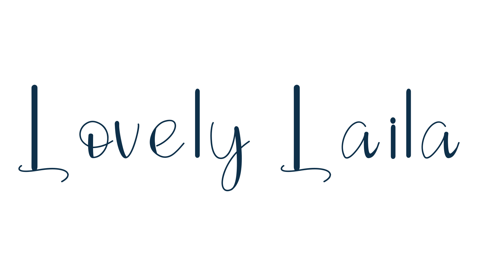Lovely Laila, display market font preview