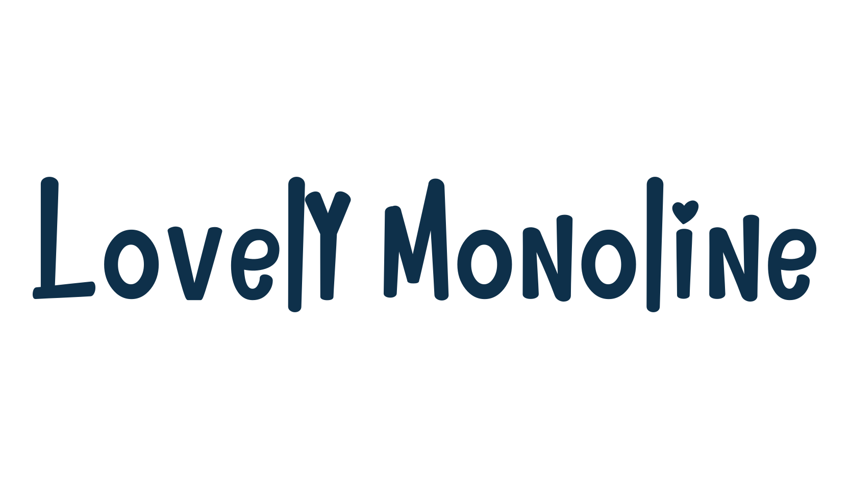 Lovely Monoline, script handwritten fancy decorative calligraphy font preview