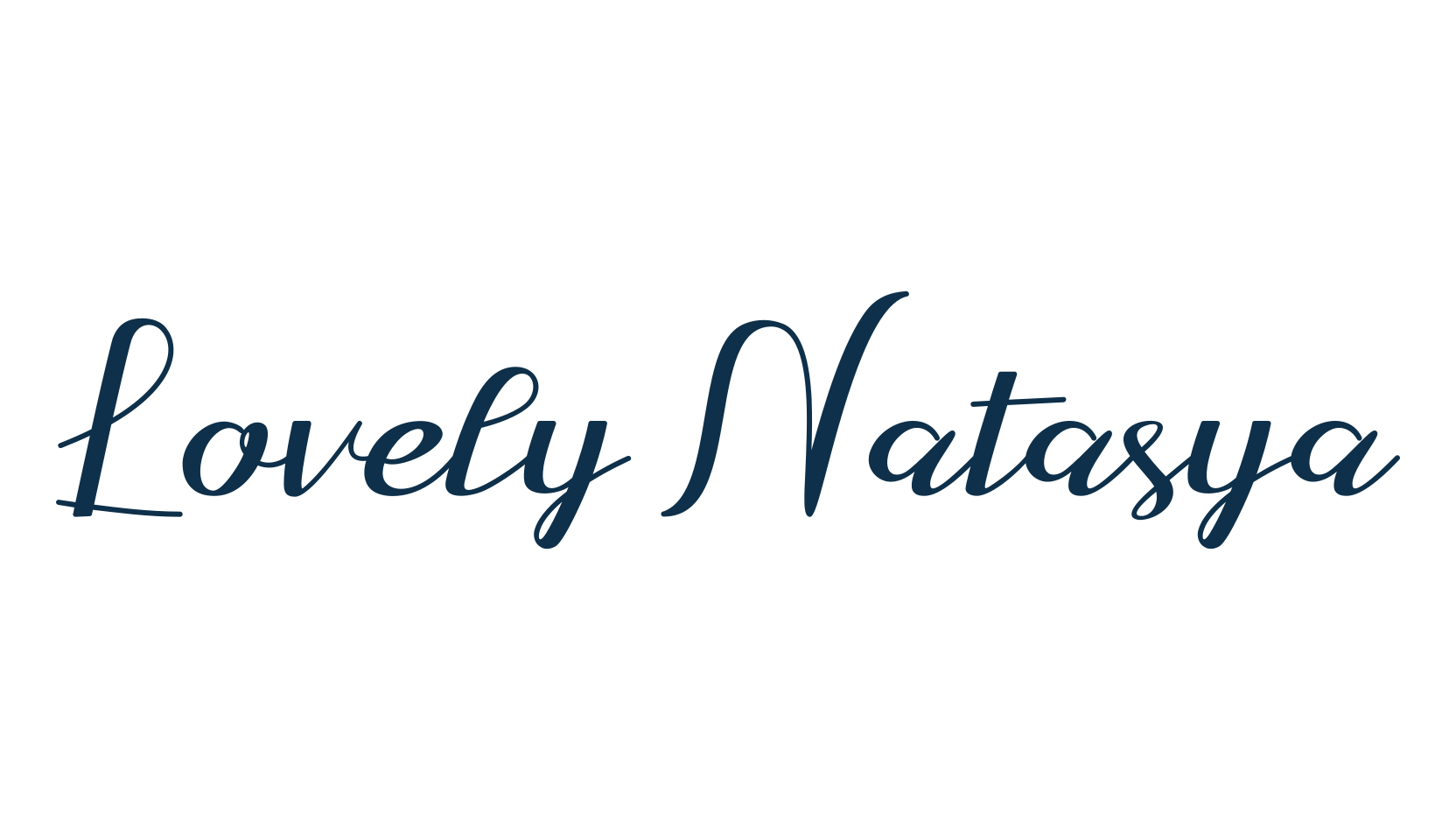 Lovely Natasya, script calligraphy fancy decorative font preview