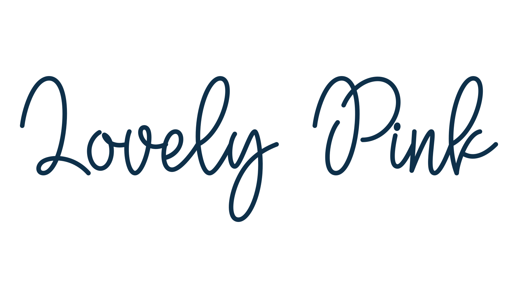 Lovely Pink, script handwritten fancy decorative calligraphy font preview