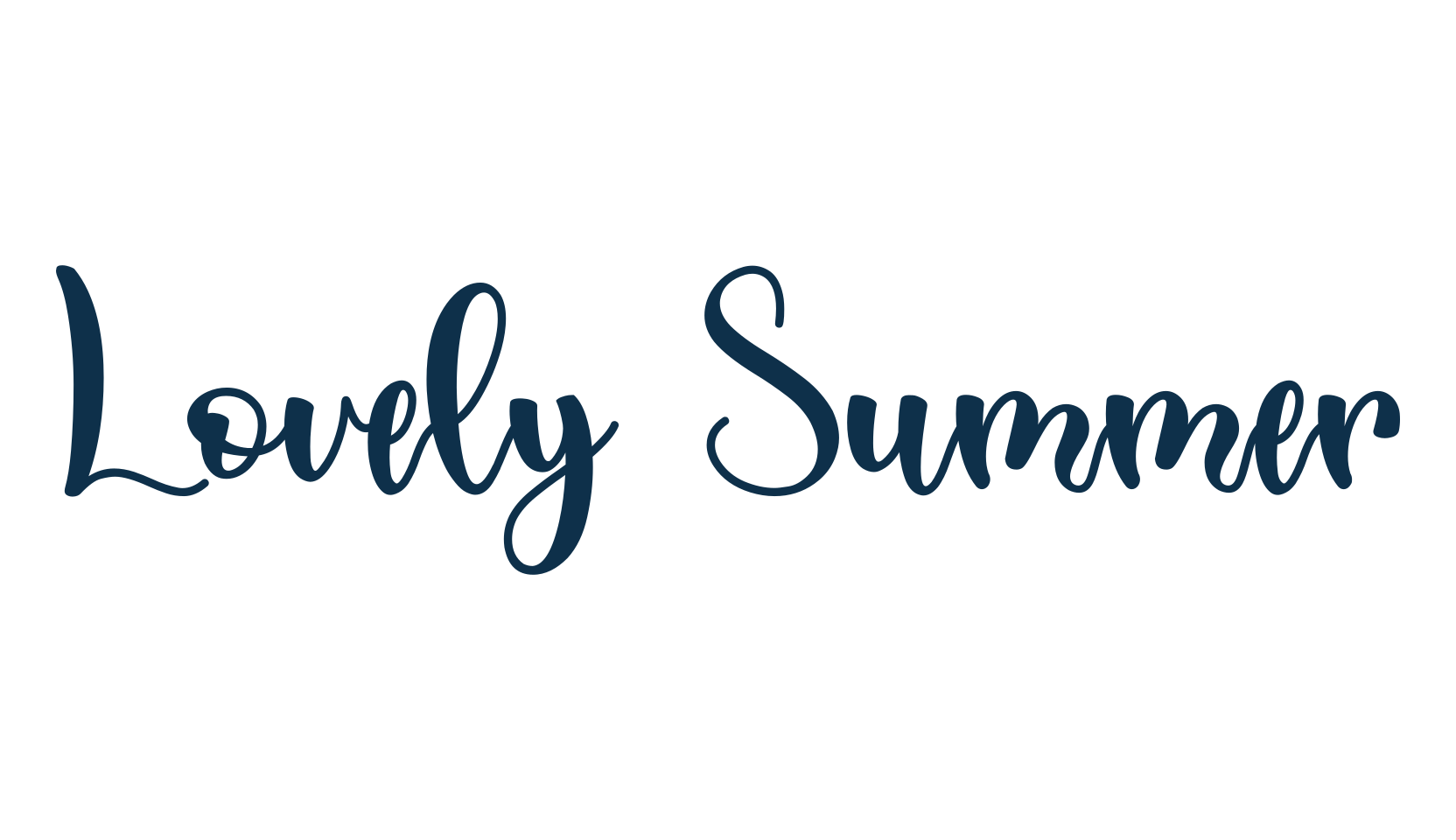 Lovely Summer (lovely-summer-2), fancy decorative font preview
