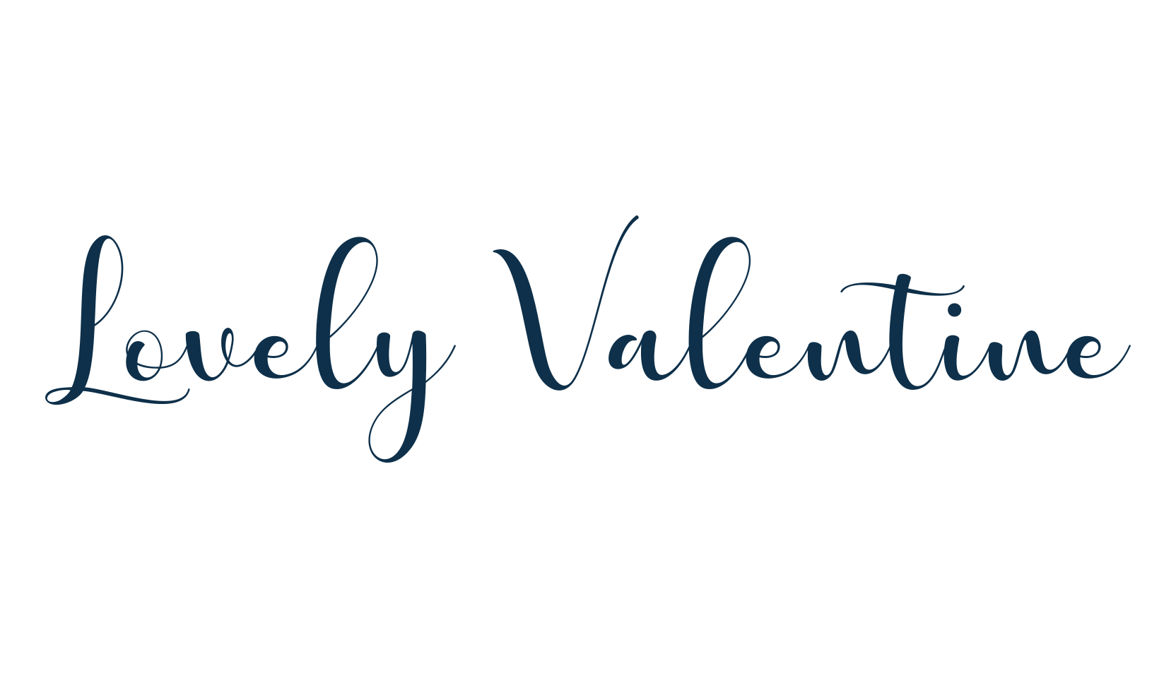 Lovely Valentine (lovely-valentine-2), fancy decorative font preview