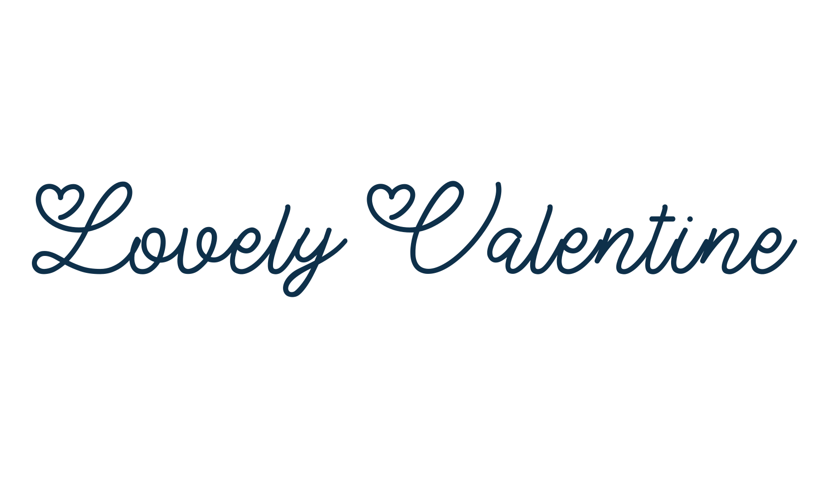 Lovely Valentine (lovely-valentine), display market font preview