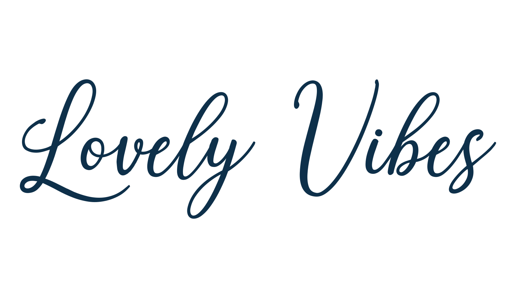 Lovely Vibes, script calligraphy fancy decorative font preview