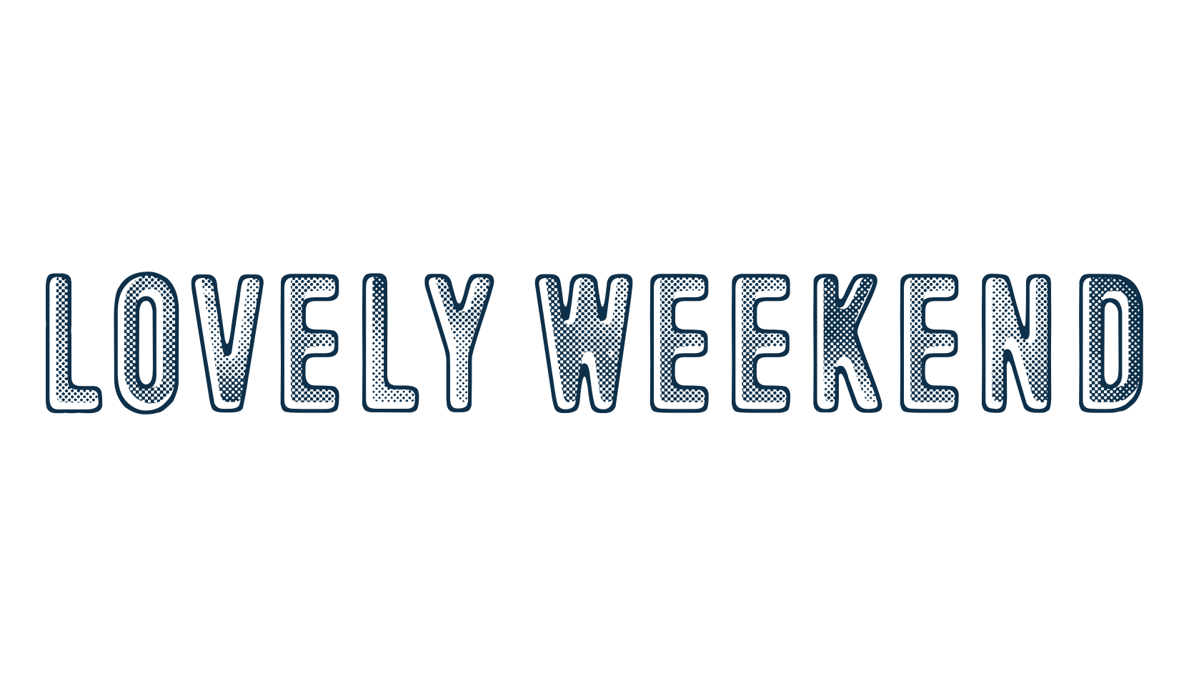 Lovely Weekend, fancy eroded decorative font preview