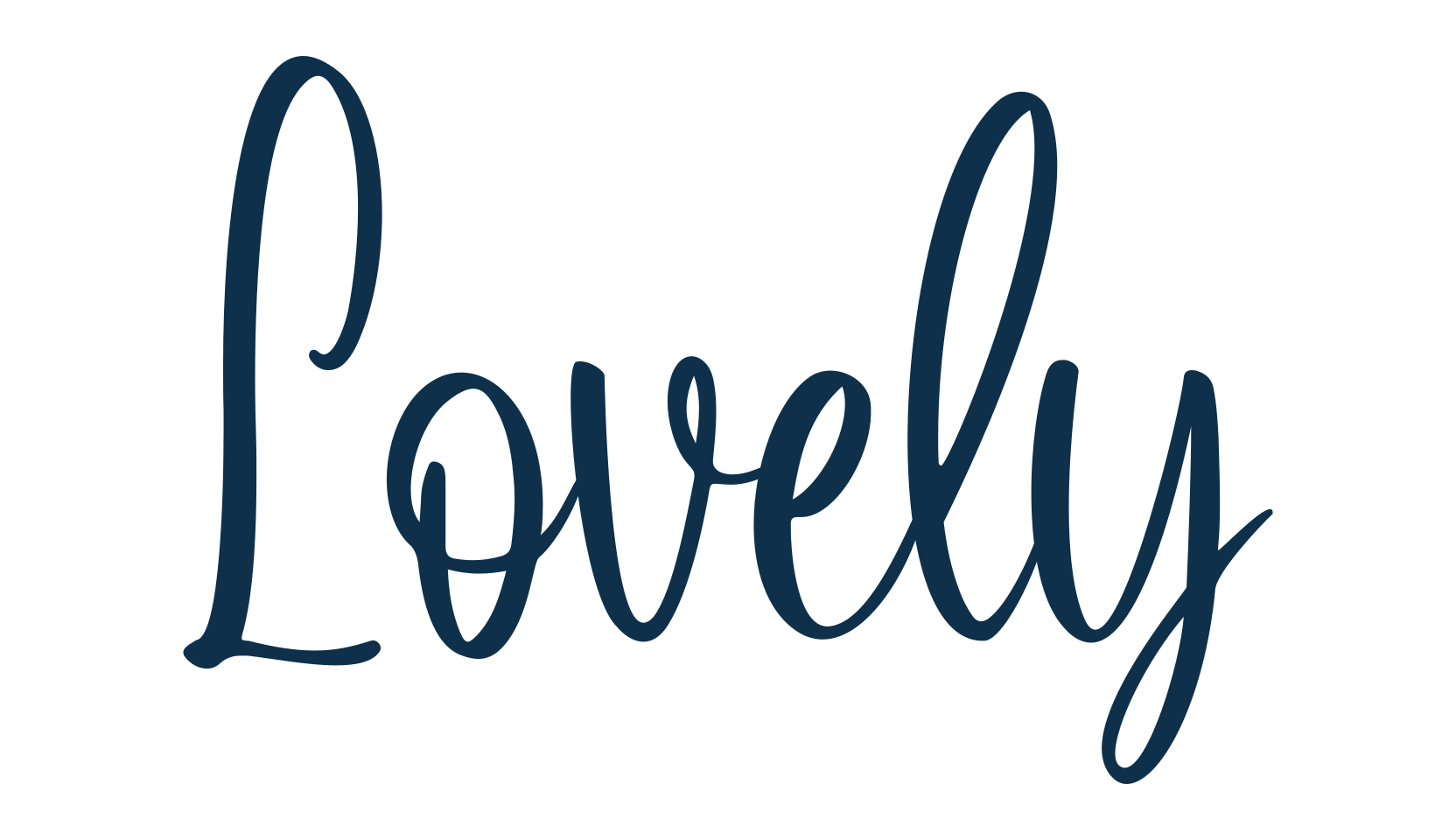 Lovely (lovely), handwriting font preview