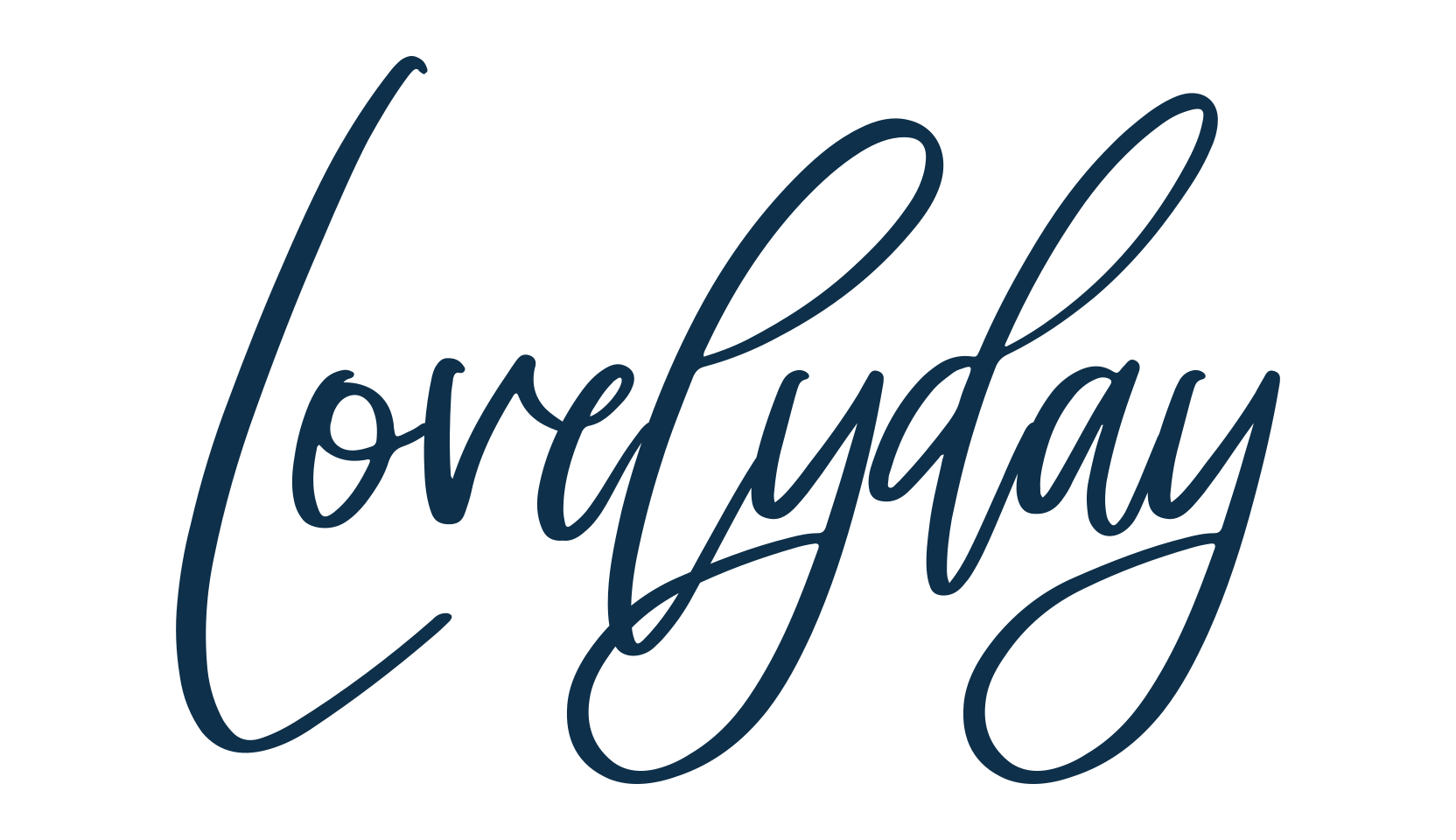 Lovelyday, script handwritten fancy decorative calligraphy font preview