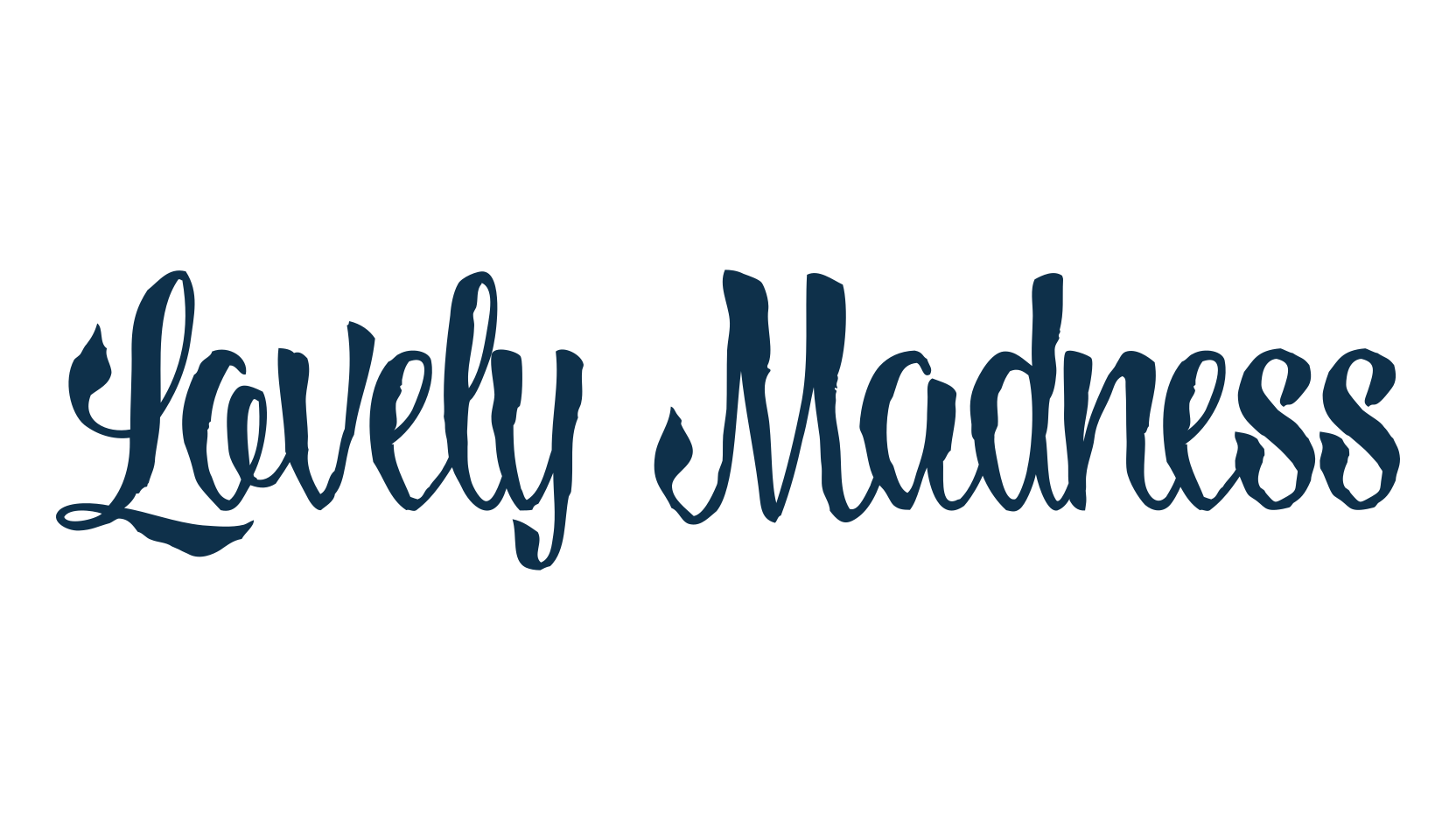 Lovely Madness (lovelymadness), fancy various decorative script calligraphy font preview