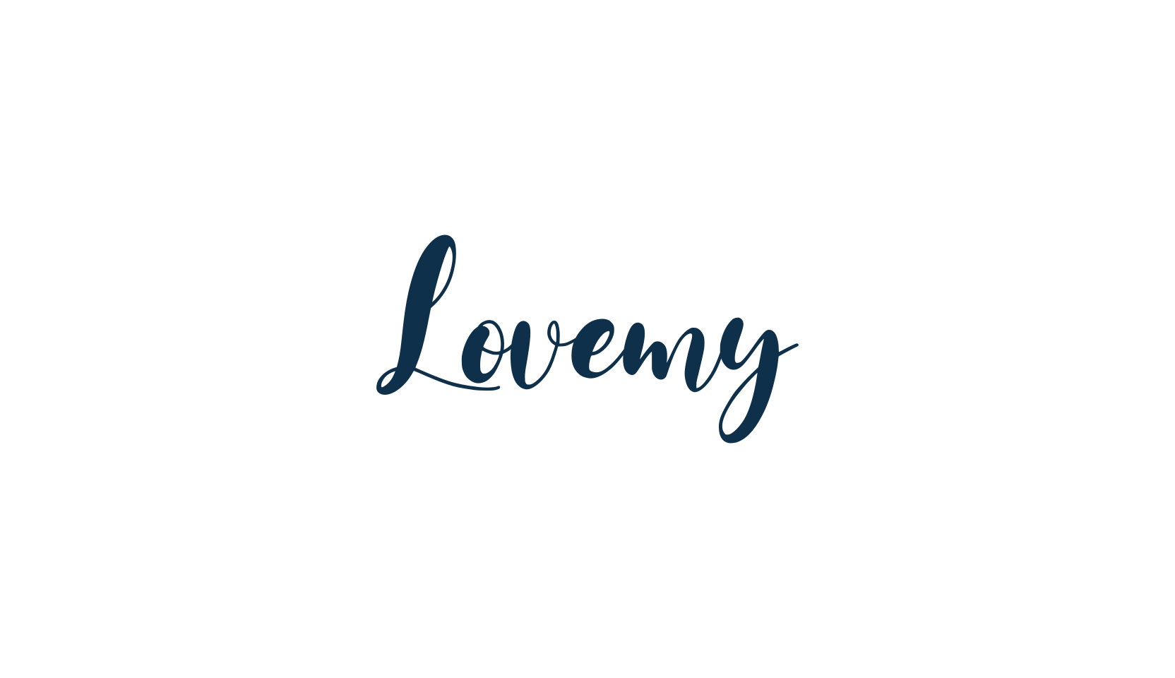 Lovemy, script calligraphy fancy decorative font preview