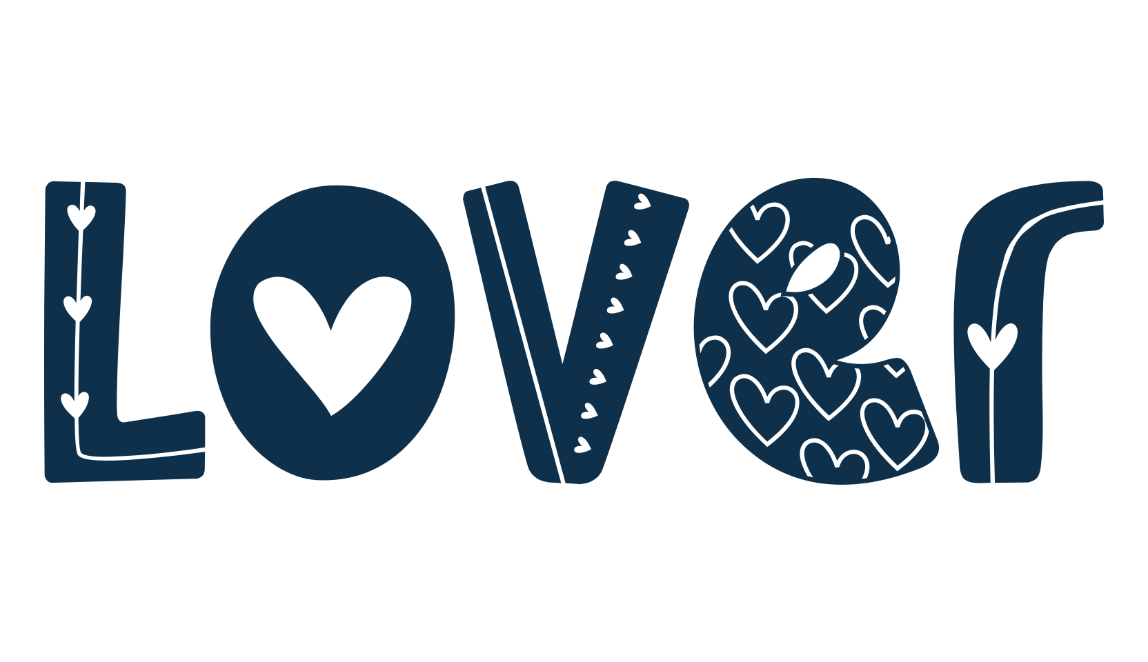 Lover (lover-2), fancy decorative font preview