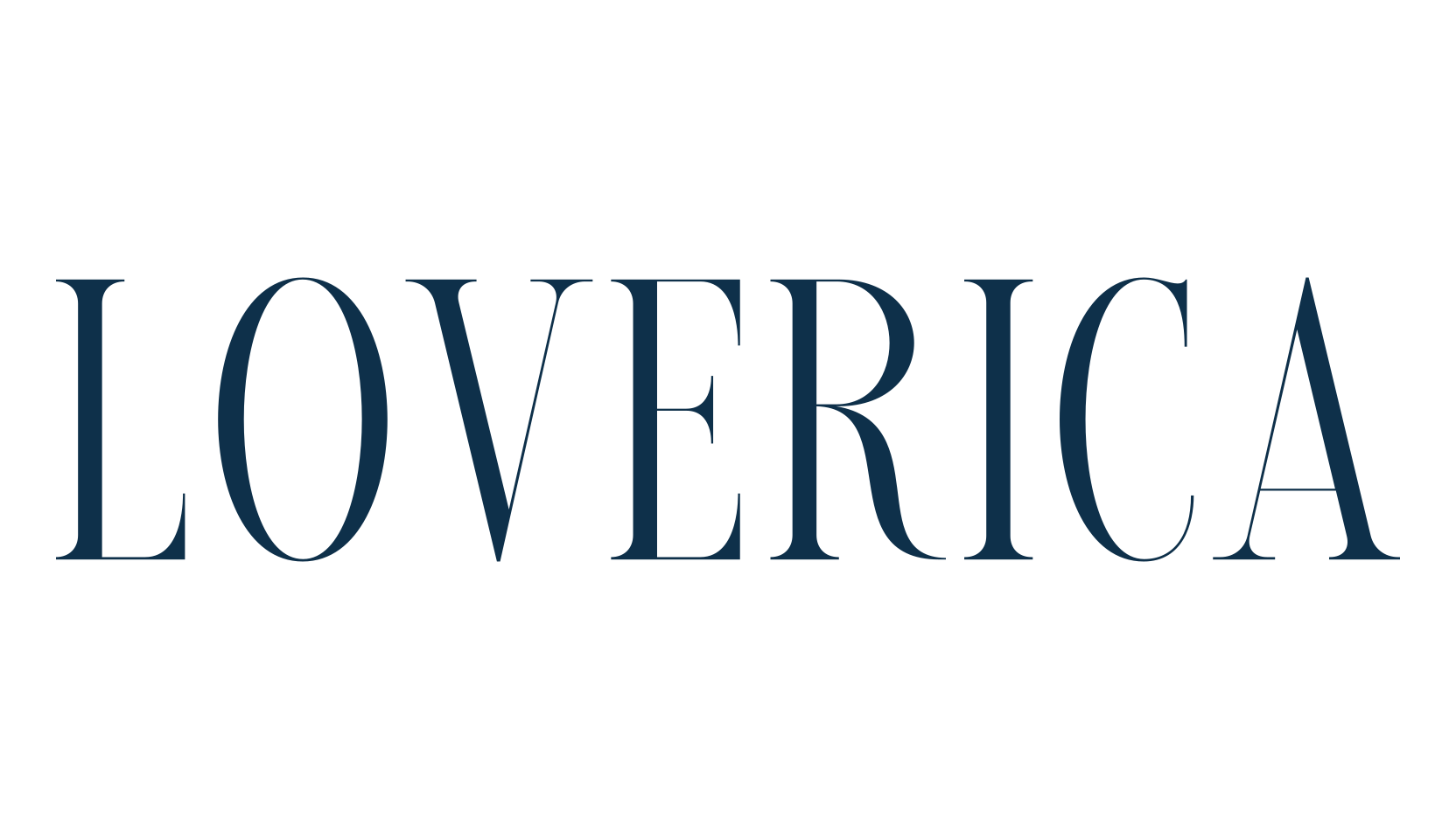 Loverica, basic serif font preview
