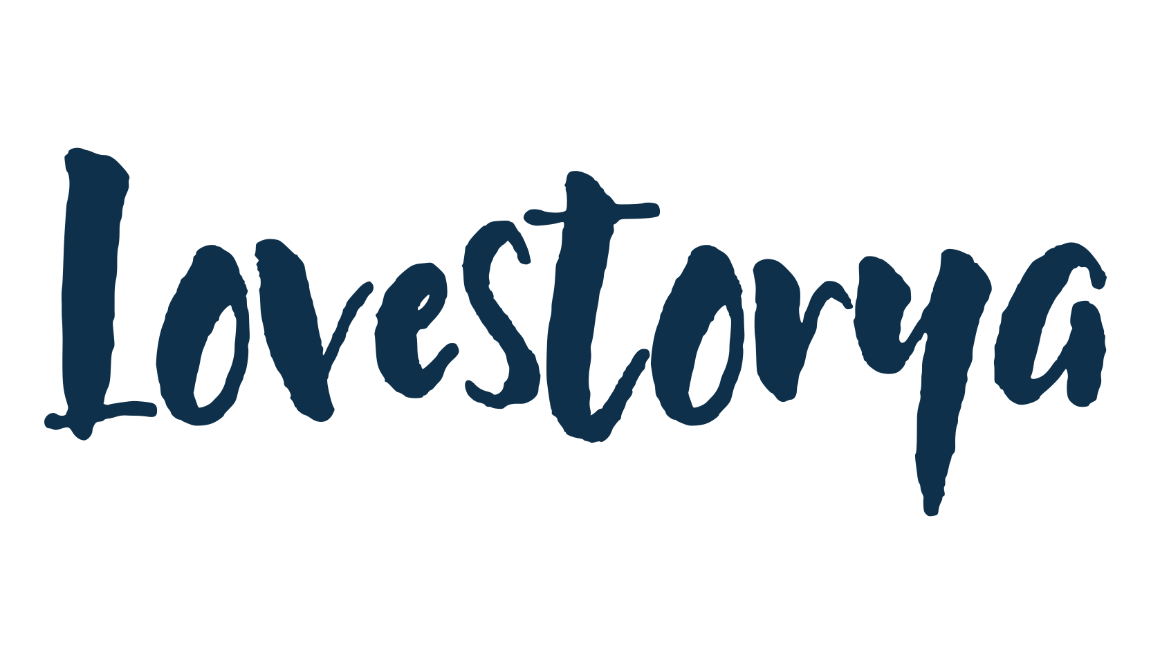 Lovestorya, brush font preview