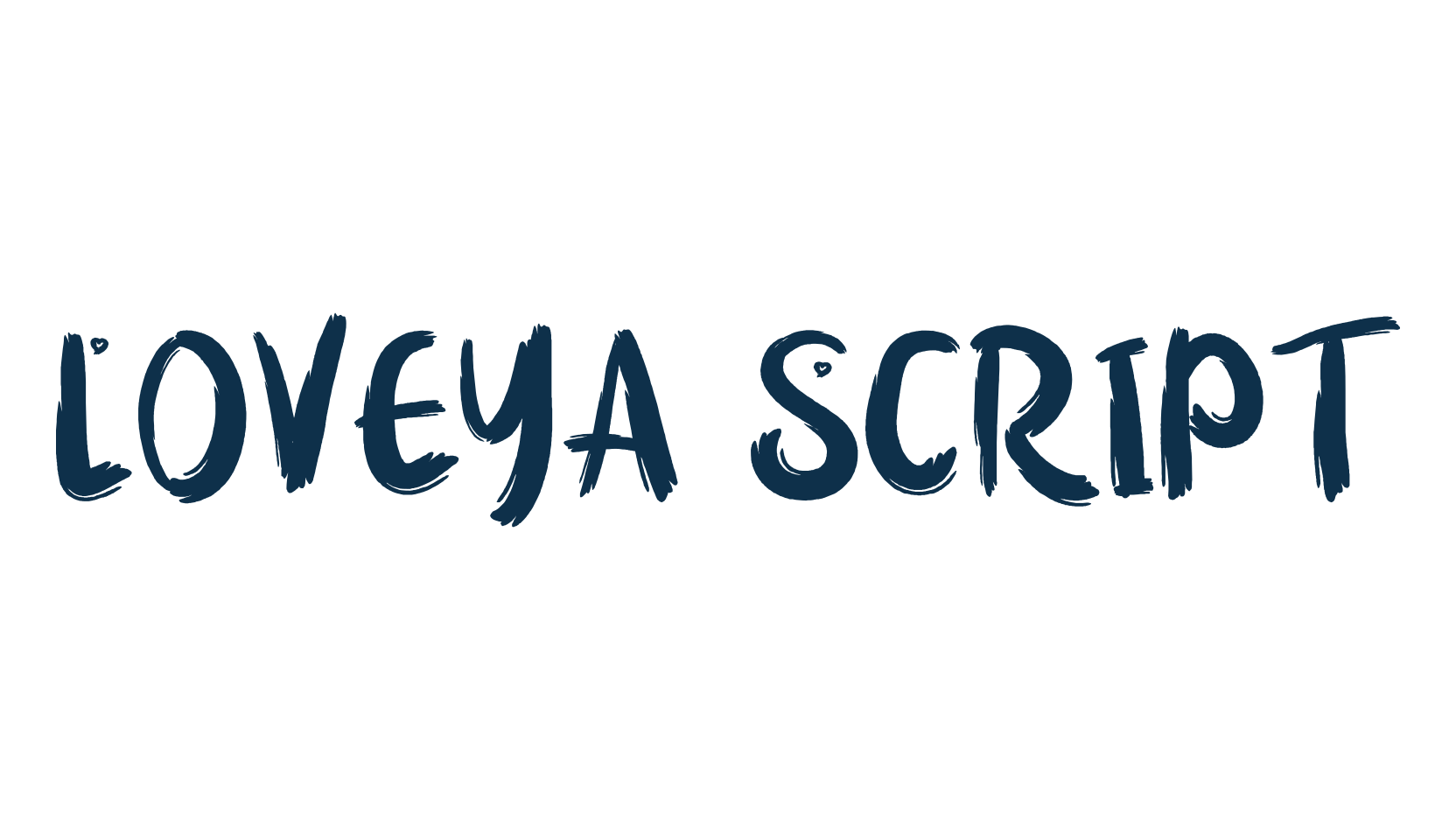 Loveya Script, script calligraphy fancy decorative font preview