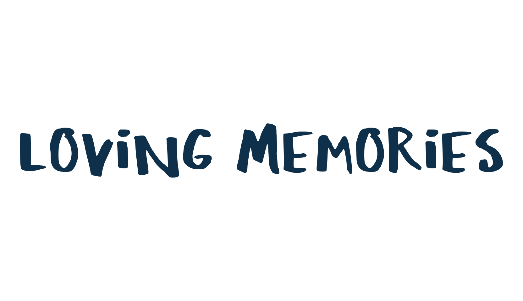 Loving Memories, script brush fancy decorative calligraphy font preview