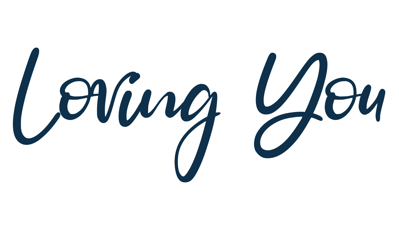 Loving You, script handwritten fancy decorative calligraphy font preview