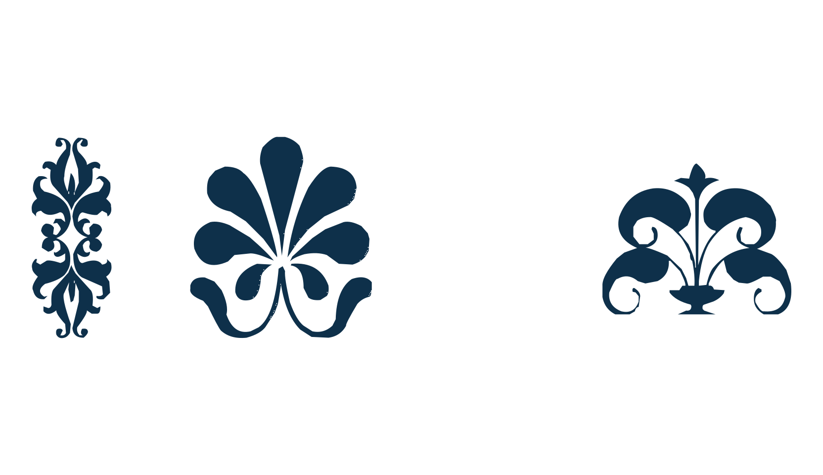 LP Flowers 2, fancy decorative font preview