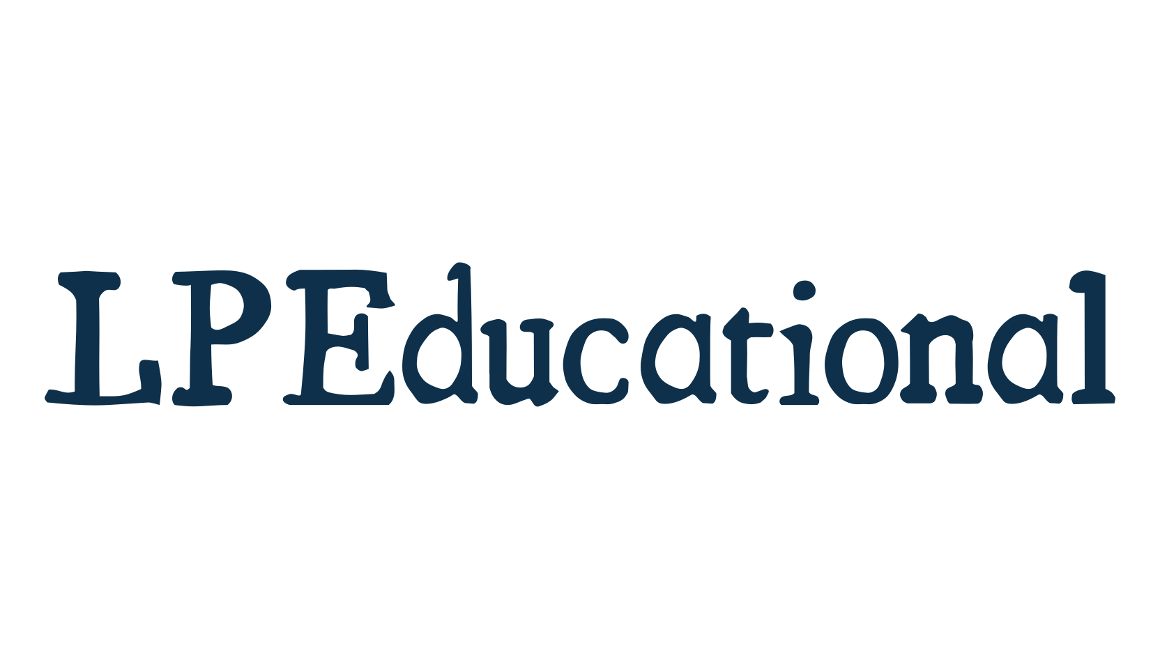LPEducational, eroded font preview