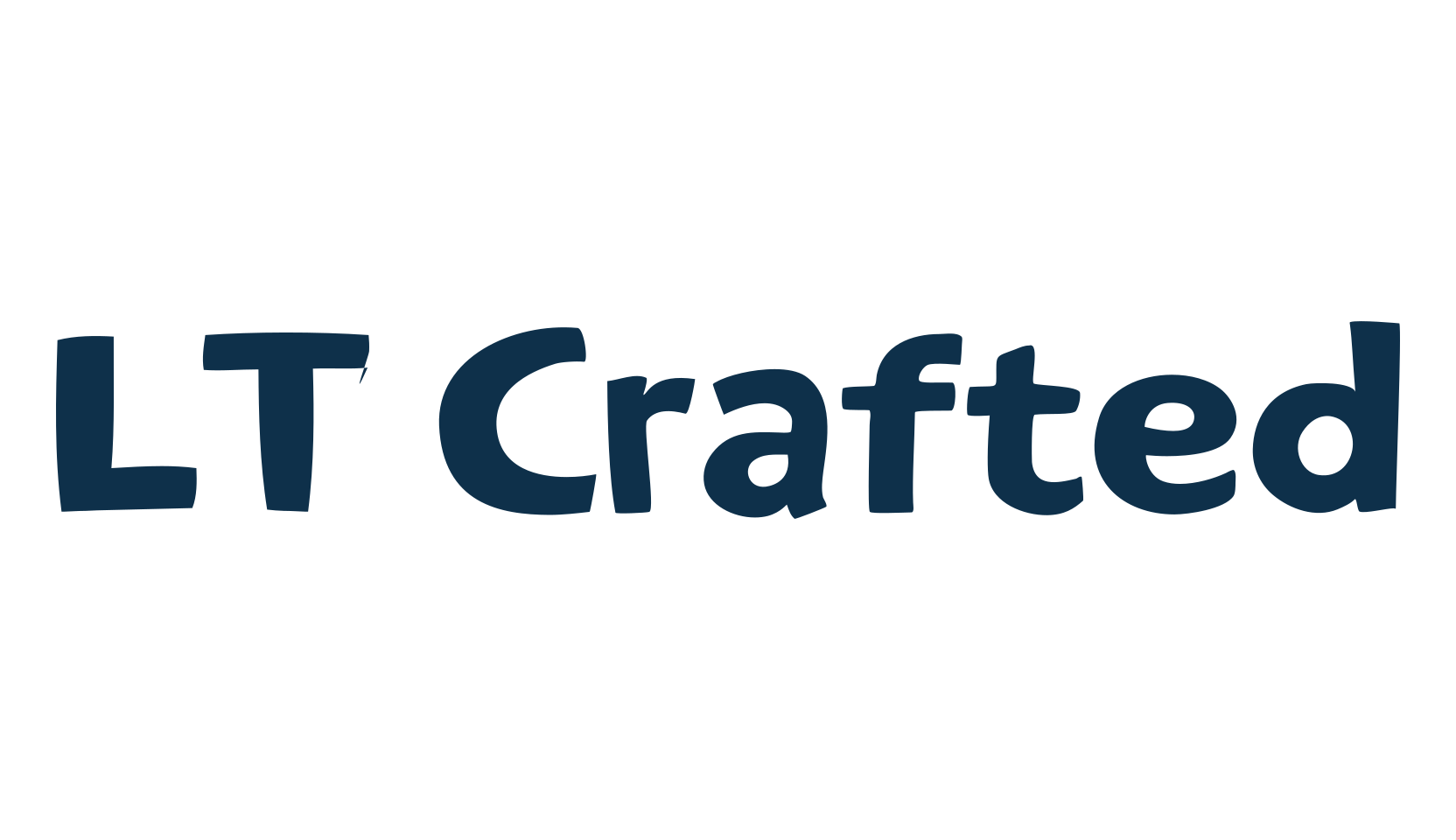 LT Crafted, fancy cartoon decorative font preview