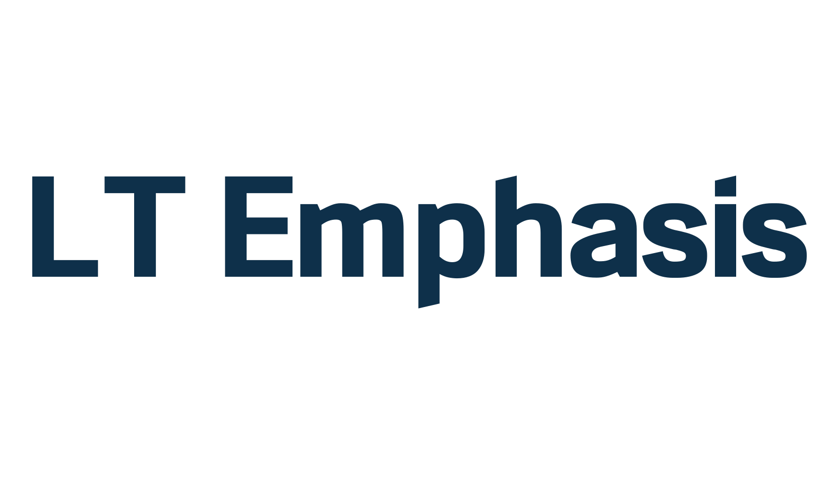 LT Emphasis, sans serif font preview