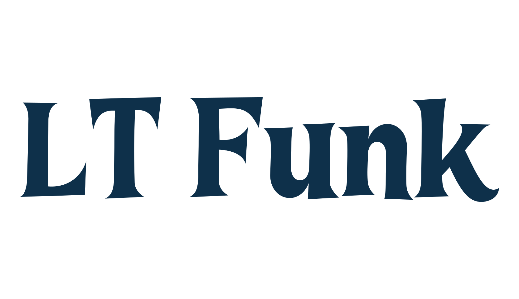 LT Funk, groovy font preview