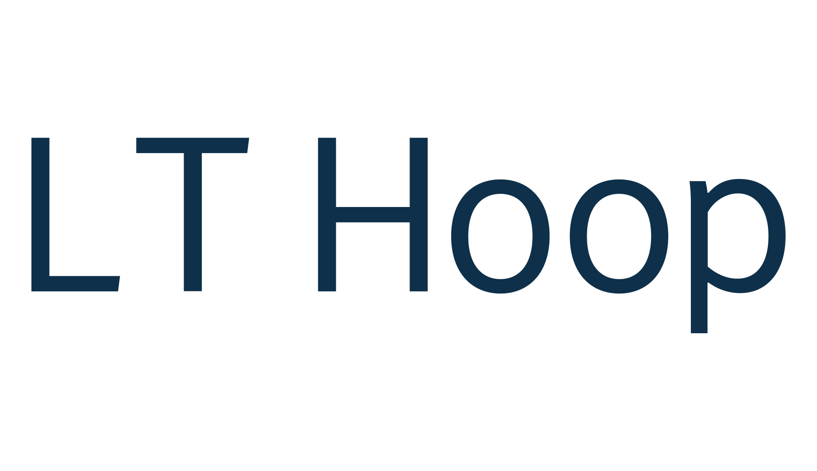 LT Hoop, sans serif font preview