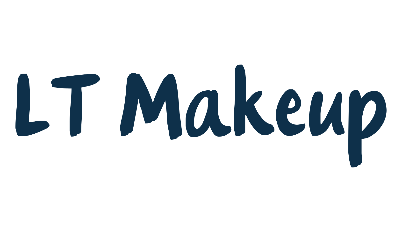 LT Makeup, brush font preview