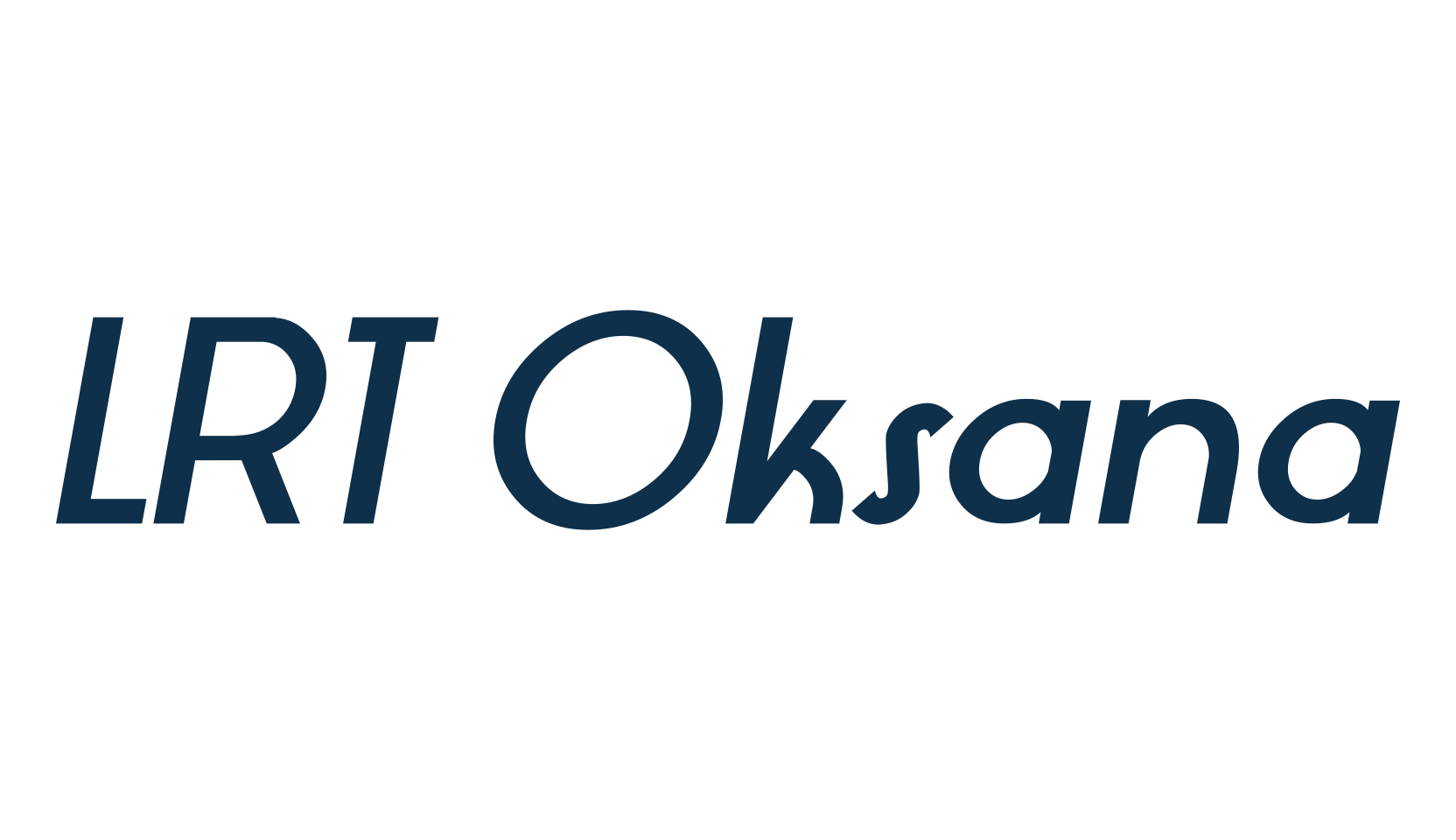 LRT Oksana, retro font preview
