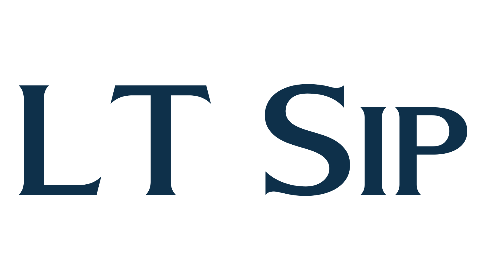 LT Sip, basic serif font preview