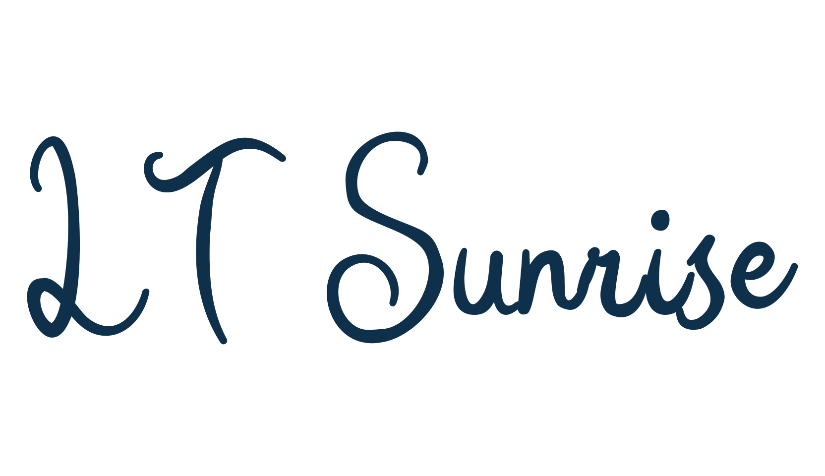 LT Sunrise, fancy decorative font preview