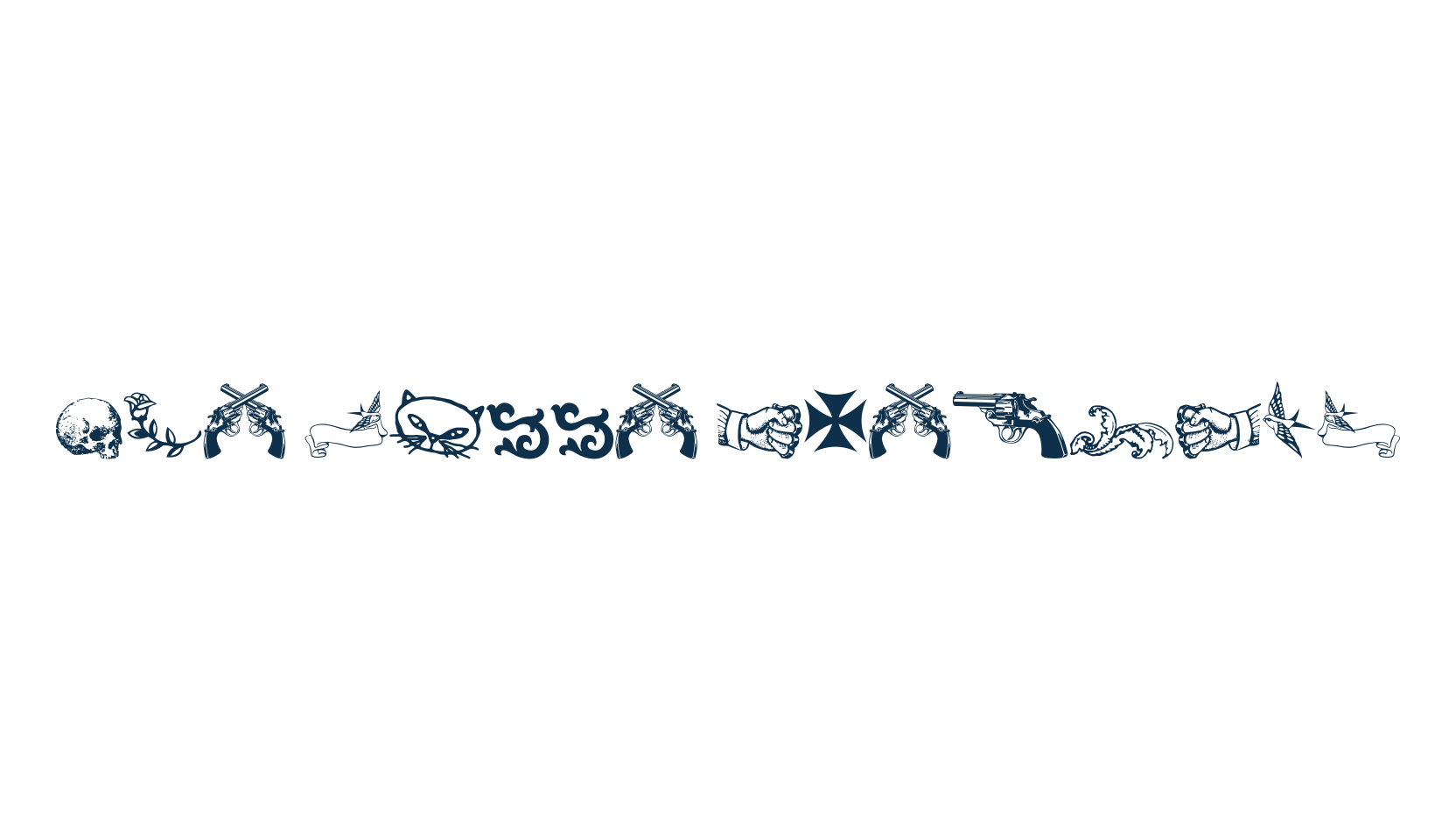 LRT Sweet Nothings, fancy decorative font preview