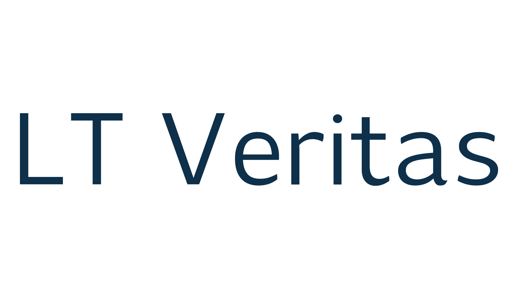 LT Veritas, basic sans serif font preview