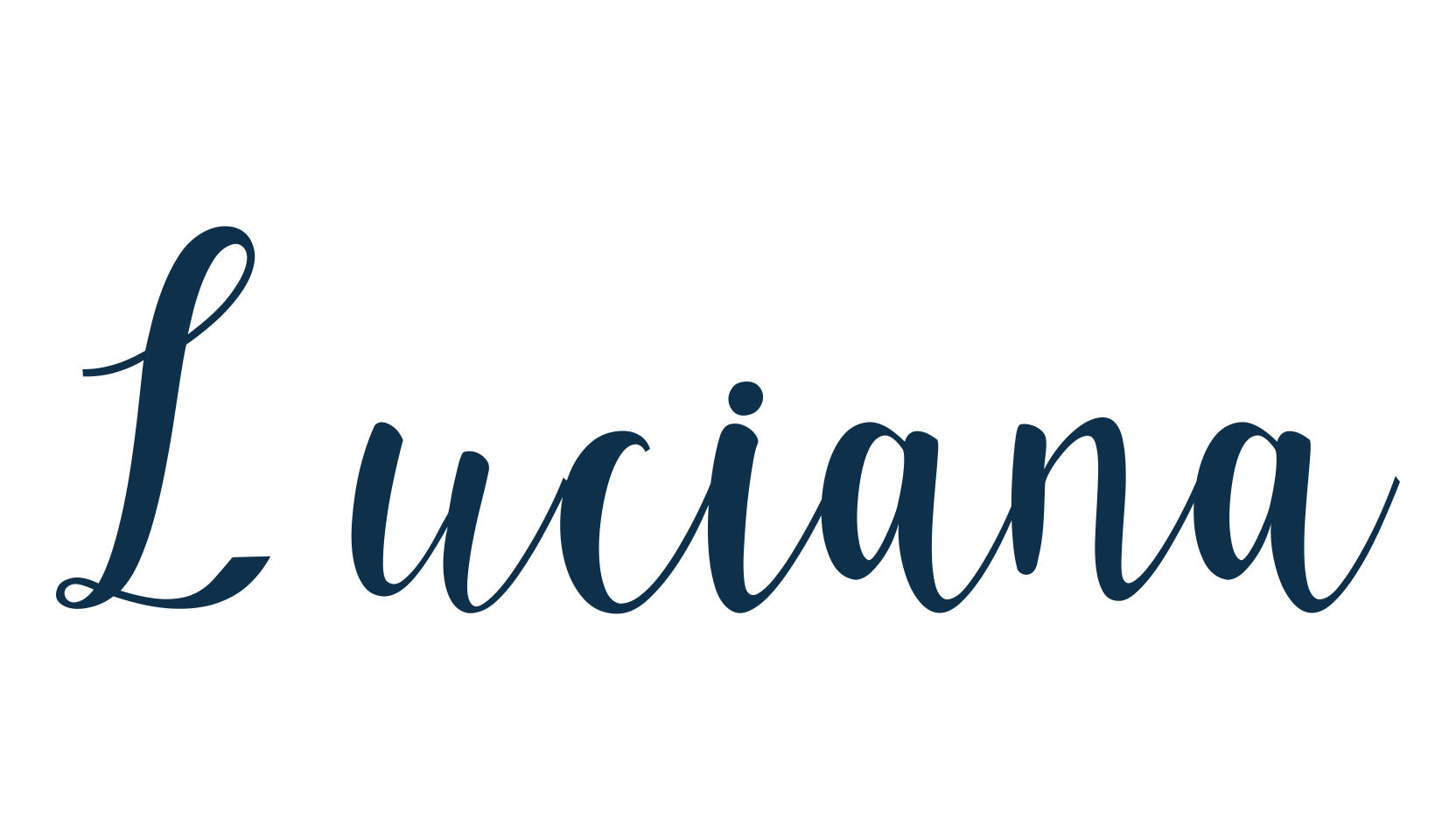 Luciana (luciana), script calligraphy fancy decorative font preview
