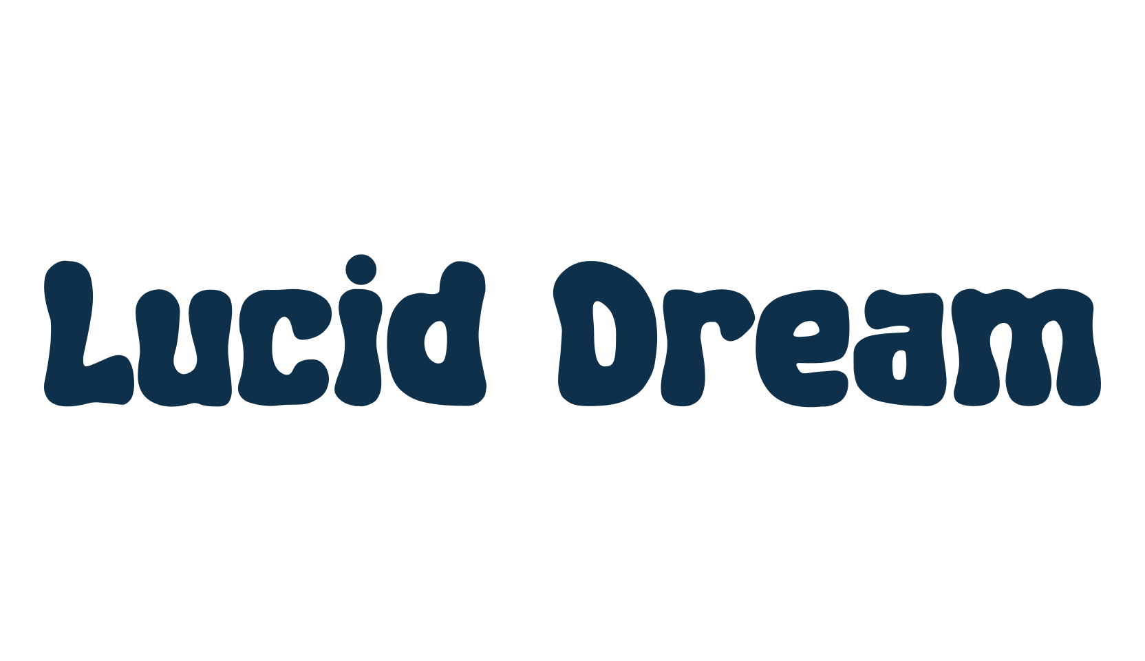 Lucid Dream, fancy cartoon decorative font preview
