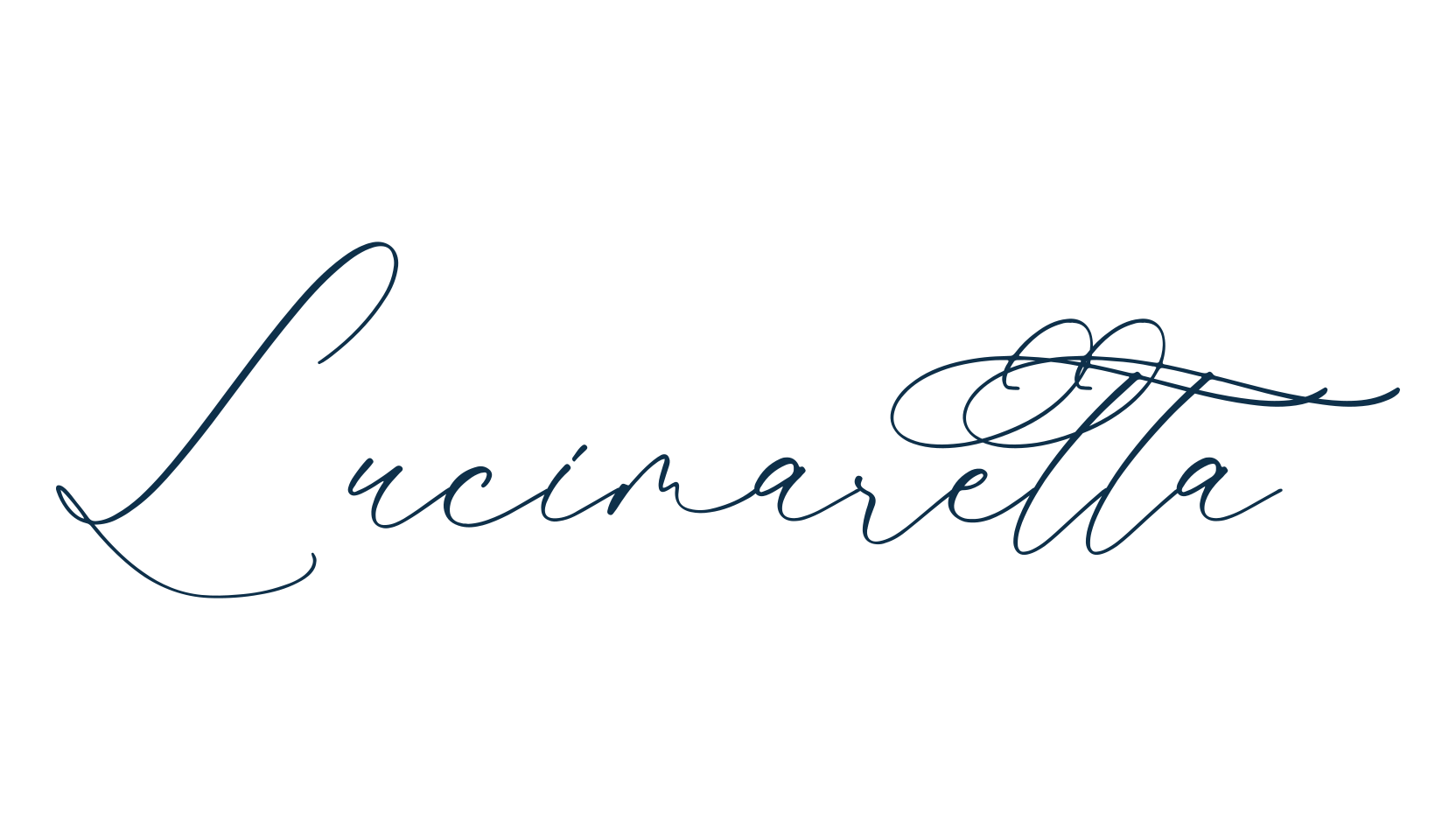 Lucimaretta, handwriting font preview