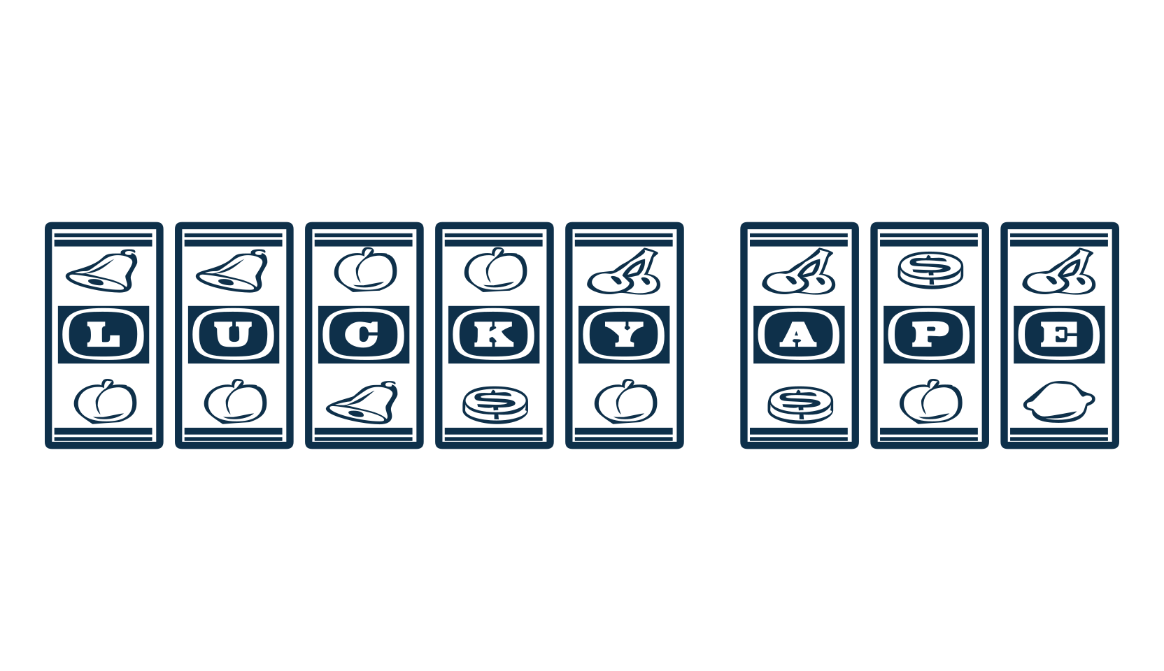 Lucky Ape, decorative font preview