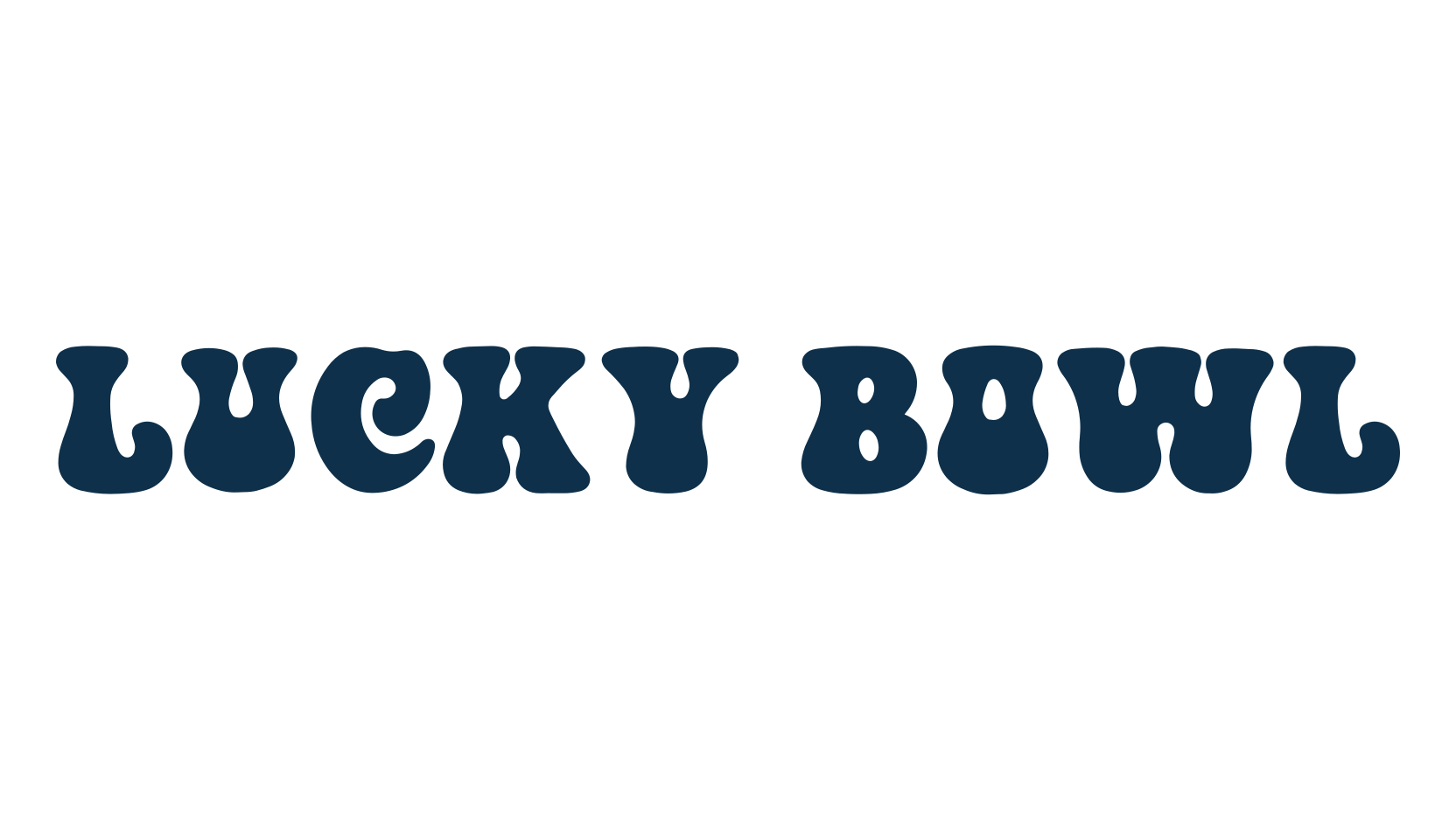 Lucky Bowl, fancy groovy decorative font preview