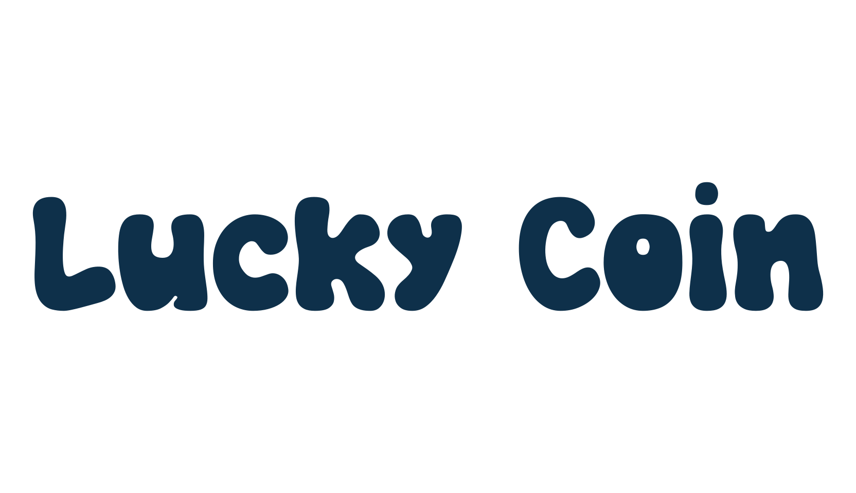 Lucky Coin, fancy groovy decorative font preview
